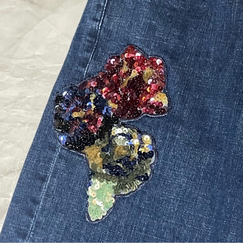 Pilcro and the Letterpress 31 Slim Boyfriend sequined jeans - Picture 6 of 11